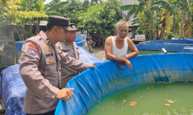 Sat-Binmas-Polresta-Sidoarjo-Dampingi-Warga-Wujudkan-Swasembada-Pangan-Mandiri