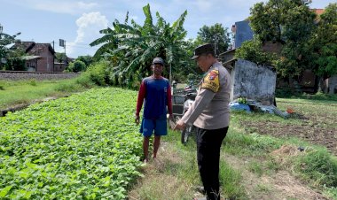 Motivasi-Ketahanan-Pangan,-Polisi-Cek-Perkembangan-Lahan