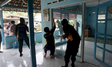 Sambut-HUT-ke-77,-Polwan-Polresta-Sidoarjo-Gelar-Bakti-Religi