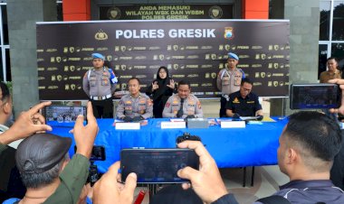 Polres-Gresik-Ungkap-Jaringan-Narkoba-Lintas-Kota,-4-Tersangka-Diamankan