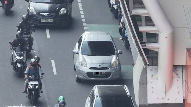 Pengawasan Ganjil Genap ETLE Drone Patrol Presisi Korlantas Polri Mengudara di Ruas Strategis Ibu Kota